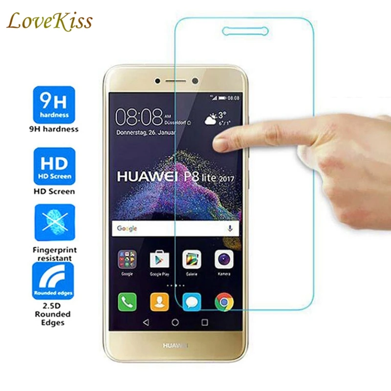 Закаленное стекло для Huawei P8 P9 Nova Lite 2017 9 H Honor 5A 7 8 4C 5C 5X 6X Y5 II Y6 защитная пленка экрана