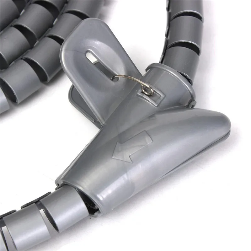8 мм 1 м линия Органайзер защита труб спиральная обмотка кабеля проволока Защитная крышка толщина трубки: 0,6 мм