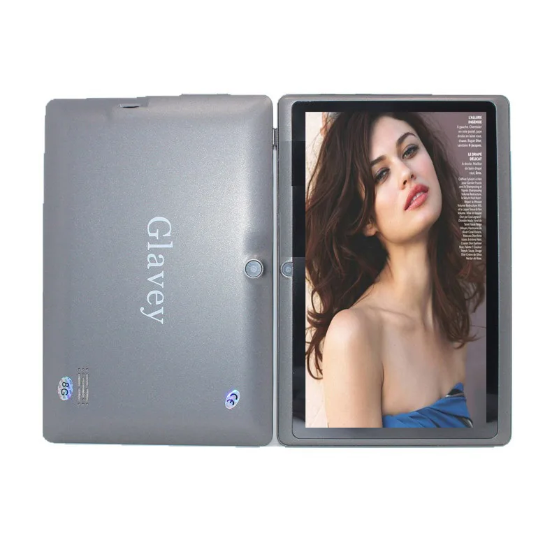 A33 8G 7 дюймов двойная камера/Quad core WI FI OTG 512 МБ/8 ГБ 1024*600 Android 4 планшетный ПК Q88|android 4.4