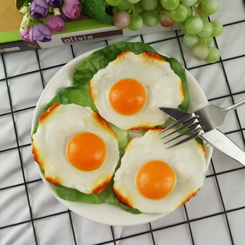 1 шт. забавные кухонные игрушки яйцо кухонная еда ролевая игра искусственные