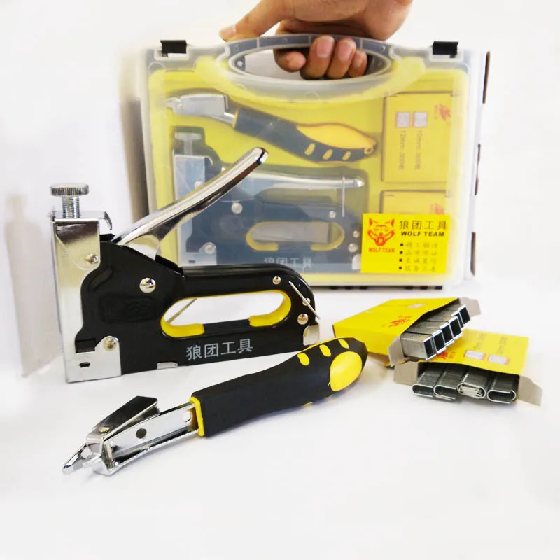 Nail Staple Gun With Puller Staple Remover & Stapler For Wood Furniture