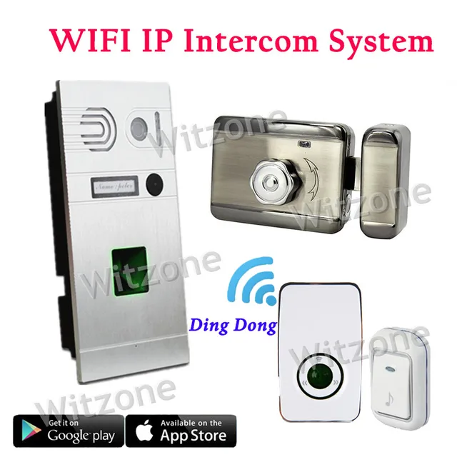 Whole Set IP WIFI Video Doorphone System Door Entry System