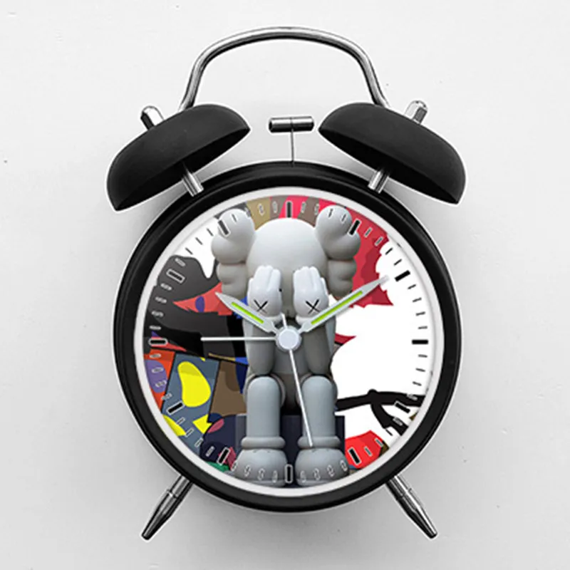 

KAWS Cartoon Graffiti BRIAN Alarm Clock Hong Kong Harbour City OriginalFake Desk Ornaments Home Decor Model Gift M710