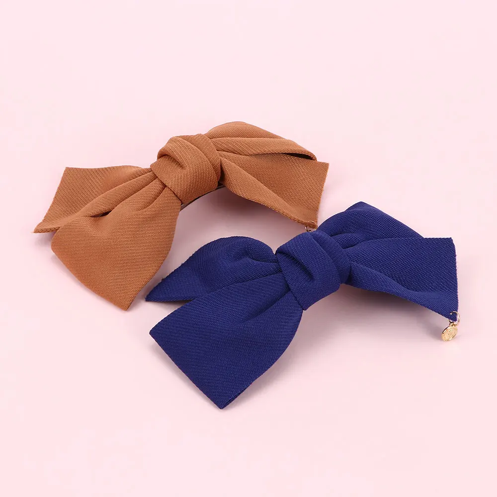 

Women Big Bow Bowknot Hair Clip Fashion Hairpins Hairclip Cute Girls Solid Headwear Barrette Hair Accessories Hair Styling Tool