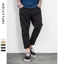 INFLATION Männer Ankle Geerntete Hose Capri Länge Hosen Casual Hosen Männer Hosen