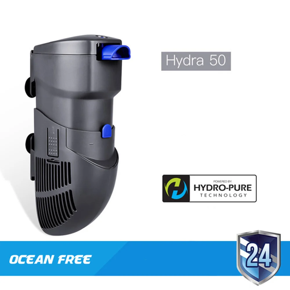 

NCFAQUA OF OCEAN FREE Hydra 50 Aquatic Depurator Internal Aquarium Filter for 500-800L Fish Tank Submersible Water Pump 1000L/h
