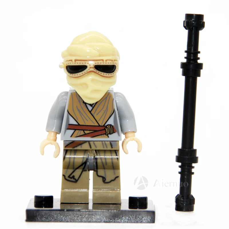 

No.196 Rey star wars TFA The Force Awakens Individual figure super hero building blocks compatible With Legoe single sell