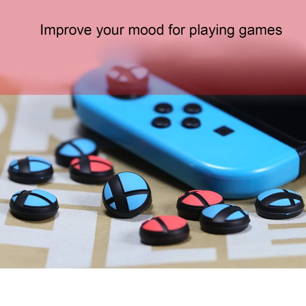 

Anti-skid Analog Thumb Stick Grips for Nintend Switch NS Game Console Silicone Protection joystick Cap Thumbstick Cover