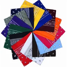 14 Colors Unisex Vintage Women Men Head Wrap Neck Scarf Wristband Handkerchief