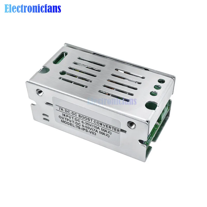 

200W DC-DC Boost Converter 6-35V to 6-55V 10A Adjustable Step Up Voltage Charger Power Module With Aluminum Shell