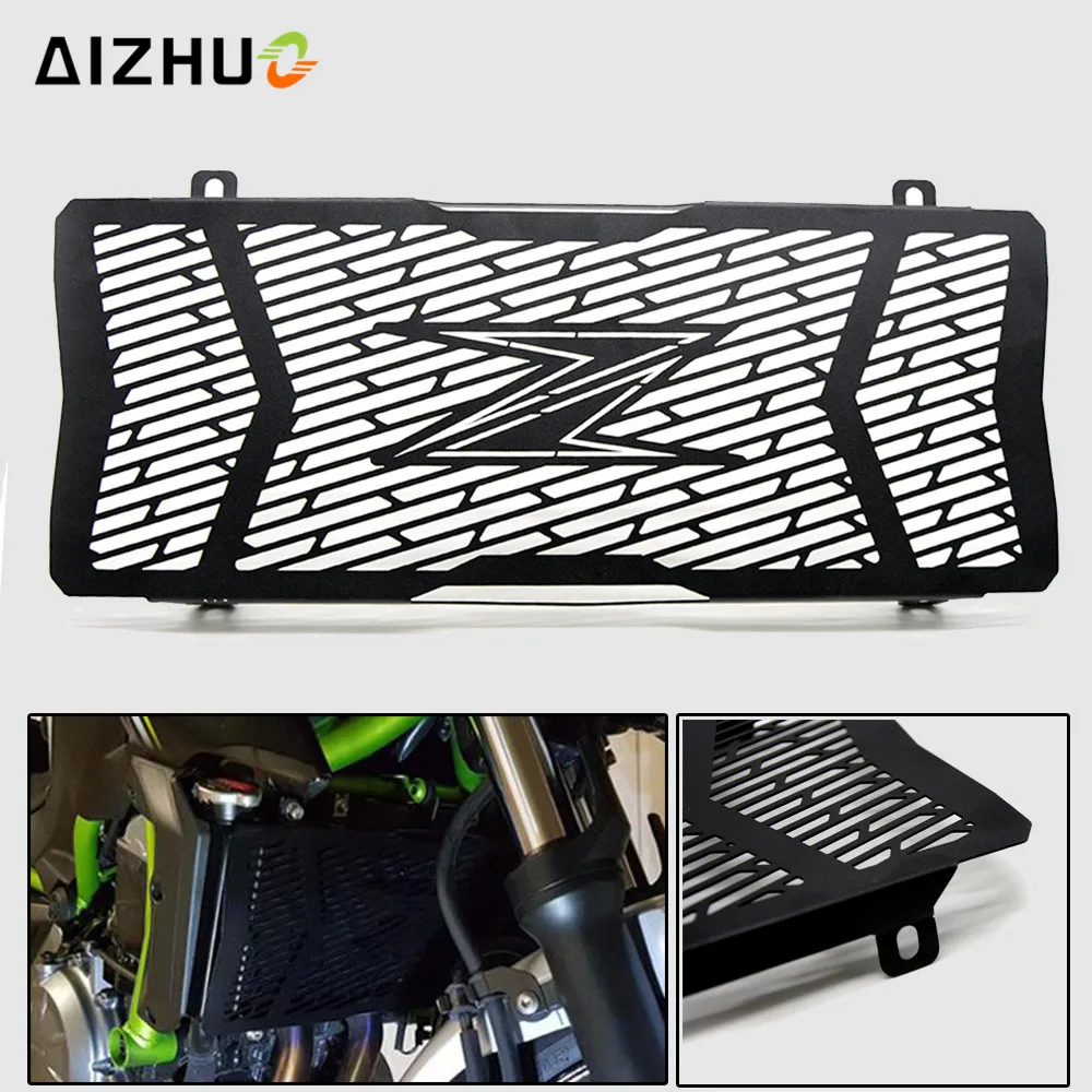 

Z650 Motorcycle Accessories Radiator Grille Guard Cover Stainless Steel Radiator Protector For Kawasaki Z650 z 650 2017