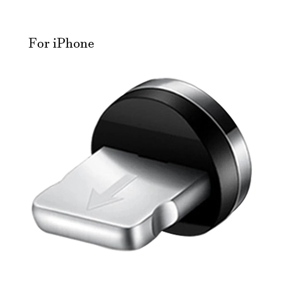 Магнитные зарядные устройства для samsung Galaxy S9 LG Xiomi huawei Usb кабель для освещения IPhone 7 8 Micro type C Быстрая зарядка 90 градусов - Тип штекера: For iPhone