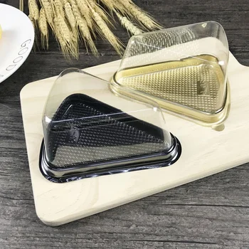 

Disposable Plastic Transparent Cheese Cake Boxes Plastic Uptake Cake Box Pastry Bakery Dessert Display Boxes W7226