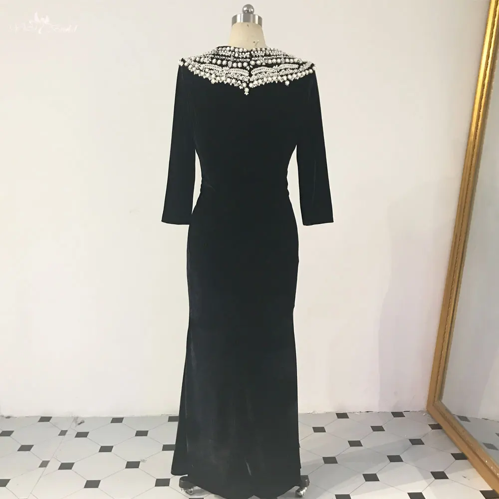RSE888 black evening dress (3)