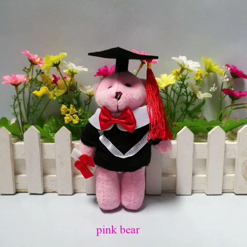 20 шт./лот мягкая игрушка на выпускном Мишка шарнирах плюшевый мишка graduation 4 вида