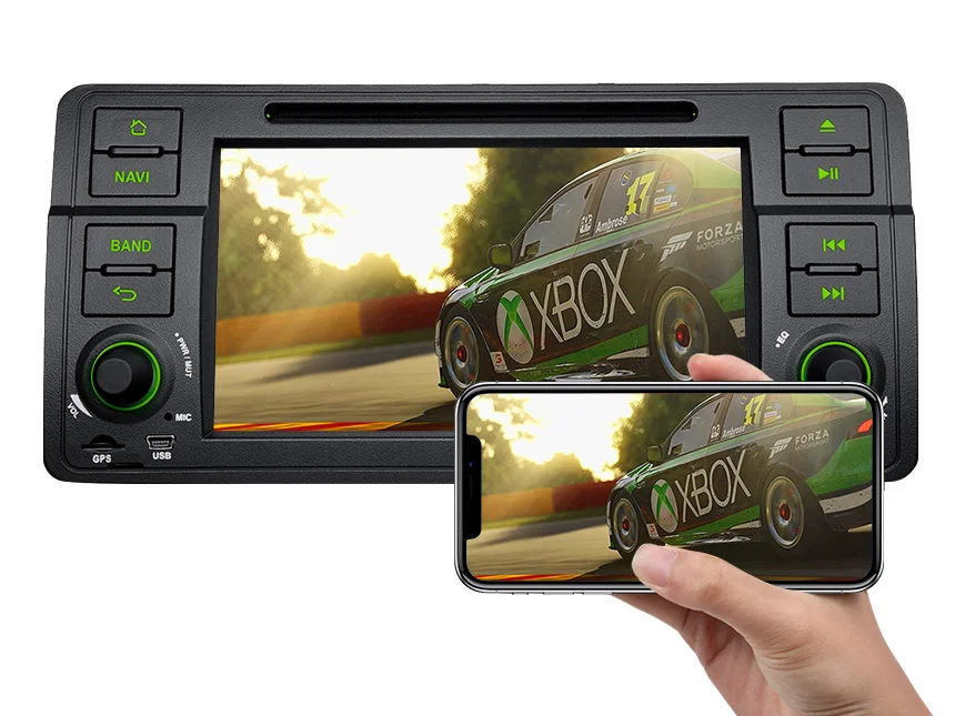 Clearance 7" Android 8.0 Octa-Core Car DVD Multimedia Navigation GPS Radio for BMW 3 Series E46 1998-2006 with Split Screen Mode Support 3