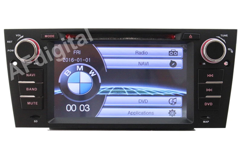 Flash Deal 7" Car DVD Player GPS Navigation for BMW E90 Serie 3 E91 E92 E93 E88 E82 318 230 325 Auto Radio Manual with Wince 6.0 BMW UI 3