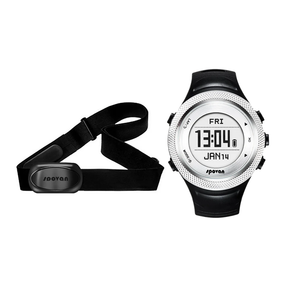 GPS спортивные часы водостойкий шагомер счетчик скорости калорий цифровой BT 4 0