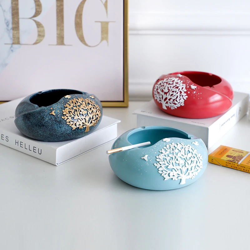 

Smoking Accessories Ashtray Home Office Table Accessories Ash tray Portable Birthday Gift For Husband Smoke Tray