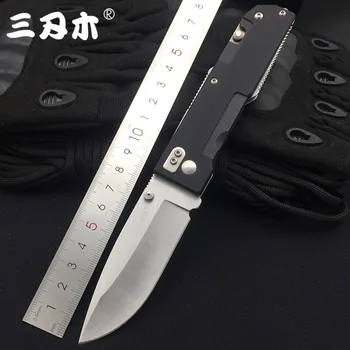 

Sanrenmu 9052 Folding Knife 12C27 Blade G10 Handle Outdoor Hunting Camping Survival Utility EDC Pocket Multitool Hunting Tool