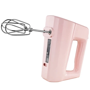 

Cute Design Pink Electric Egg Blender Double Stirring Egg Beater Cake Baking Cooking Tool Milk Frother Kitchen Mixer Machine