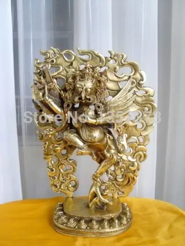 

shitou 00126 Tibetan nepal Buddhist bronze GARUDA statue bouddha statue