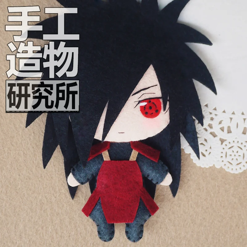 

NEW NARUTO Uchiha Madara Anime Handmade Plush Doll Toy Keychain Gift Cos Japan