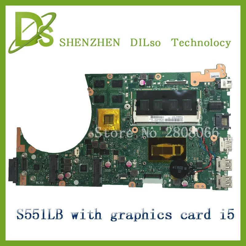 KEFU S551LB For ASUS S551LB S551LN S551LA Laptop motherboard Vivobook i5 CPU s551lb motherboard Test new motherboard KEFU S551LB For ASUS S551LB S551LN S551LA Laptop motherboard Vivobook i5 CPU s551lb motherboard Test new motherboard