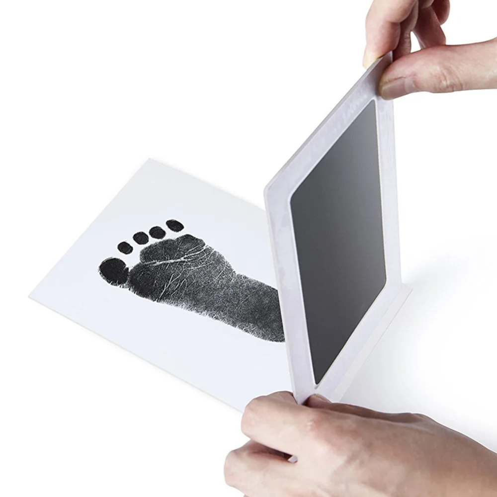 Новорожденный ребенок нетоксичный отпечаток руки ребенка отпечаток ноги отпечаток комплект Детские сувениры литье ребенок следа чернила