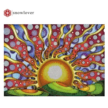 

Snowlover beads Needlework DIY bead Cross stitch Embroidery stitch Precise Printed painting portrait Pattern 09