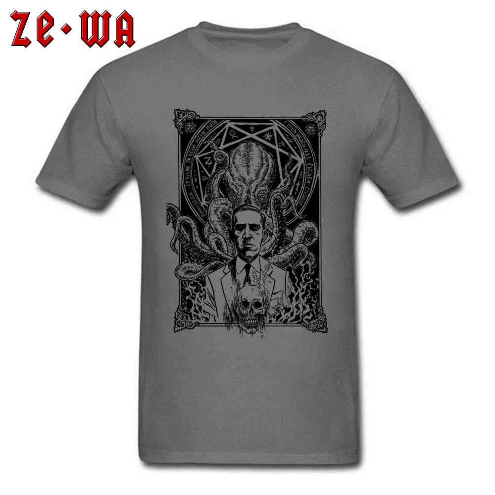 lovecraft call of cthulhu Tees Wholesale O-Neck Funny Short Sleeve 100% Cotton Men's T Shirt Normal Tee Shirts lovecraft call of cthulhu carbon