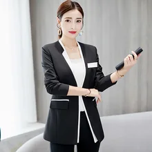 #Special Offers Ladies Business Solid Color Blazer Office casual slim single button suit Temperament jacket black suit jacket female 2019 #Special Offers Ladies Business Solid Color Blazer Office casual slim single button suit Temperament jacket black suit jacket female 2019