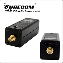 409shop SW33 SW-33 VHF/UHF walkie talkie 100MHz~520MHz mini Power & SWR Meter for two way radio
