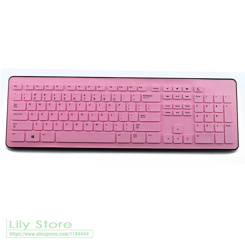 allpink Для Dell KM632 KB213P настольный компьютер все-в-одном PC Клавиатура крышка протектор PC настольная пленка Компьютерная - Цвет: allpink
