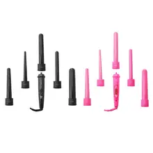 5 в 1 щипцы для завивки волос набор палочек 5 сменных керамических бочек портативный инструмент для укладки волос EU, UK, US