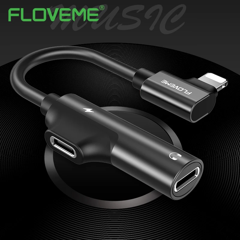 For Lightning Adapter 2 in 1 Charging Music Simultaneously
