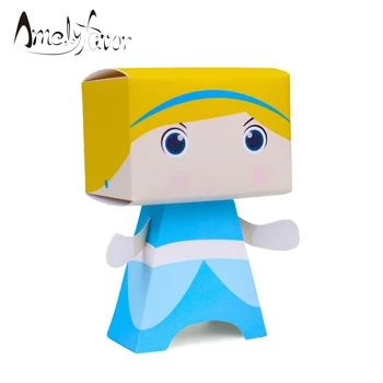 

Princess Favor Box Sandy Candy Box Girl Party Favors Gift Box Kids Birthday Party Supplies Decoration Event Big Head Box