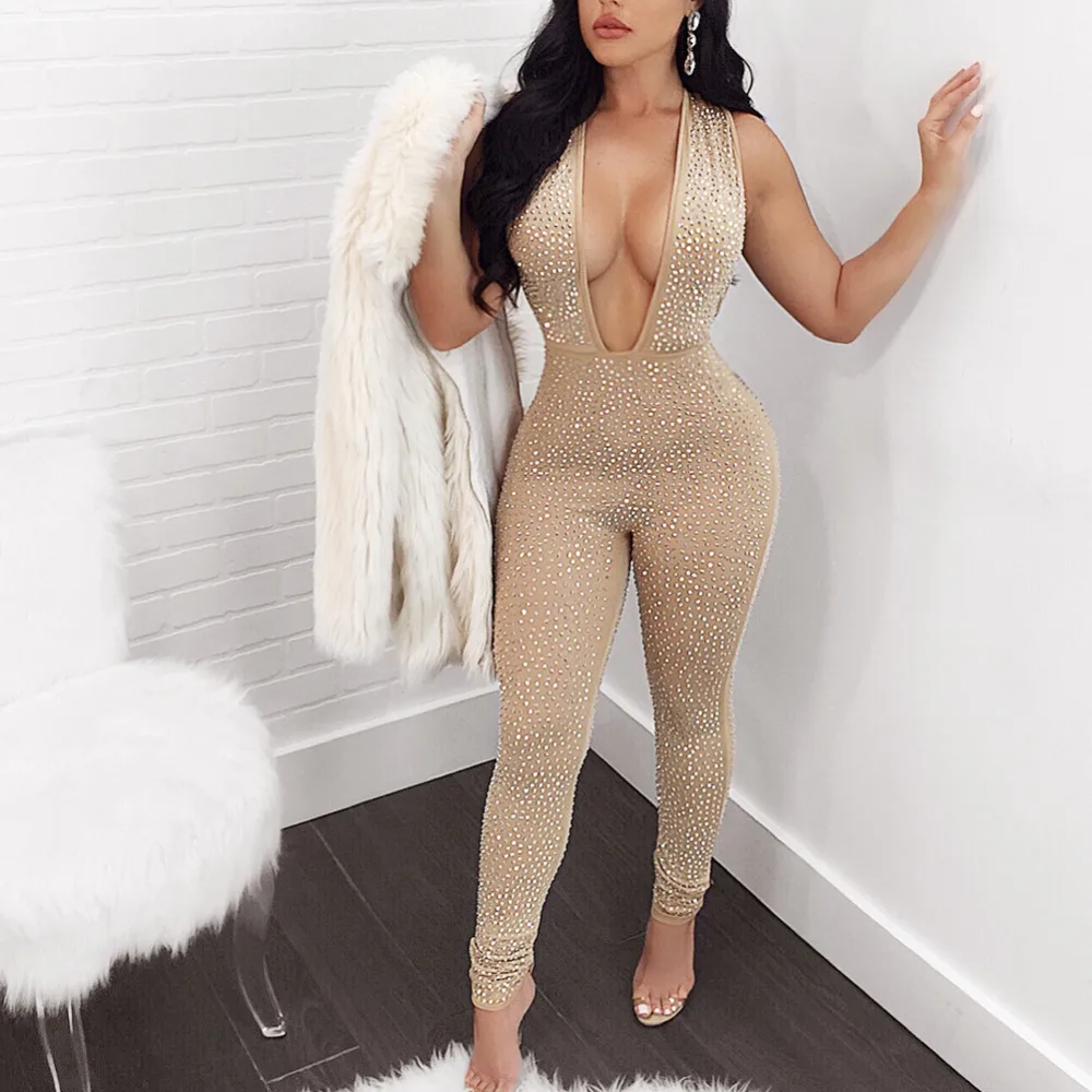 sparkle one piece jumpsuit