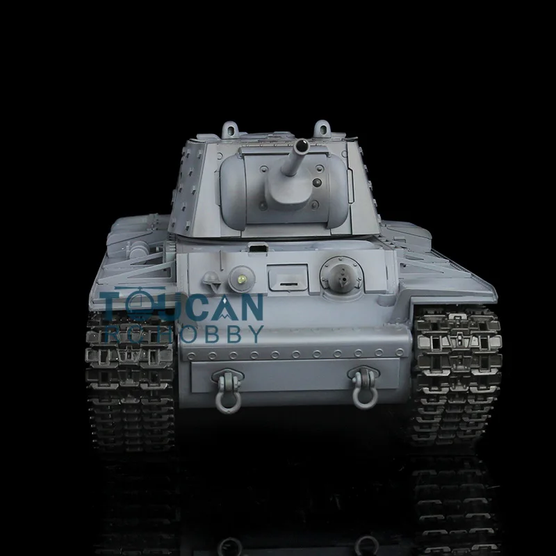 

HengLong 1/16 Scale Gray Russian KV-1 RTR RC Tank Upgraded Metal Version Tracks Sprockets Idlers 3878 TH00068