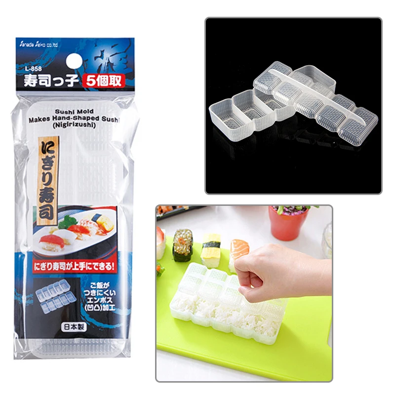 

1Pcs/Set DIY Easy Sushi Make Equipment Kit Sushi Multifunctional Mould Making Sushi Tools Food Grade Plastic High Quality