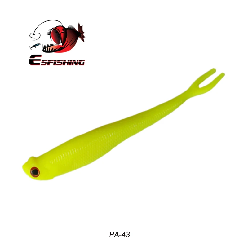 Esfishing рыболовные приманки Real Shad 130 мм 6 шт. пластиковые приманки Китай Swimbait снасти Swimbait Shad приманки для рыбалки форели - Цвет: PA43