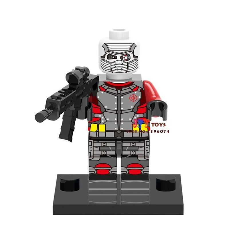 

Single Sale superhero marvel Suicide Squad Deadshot building blocks model bricks toys for children brinquedos menino