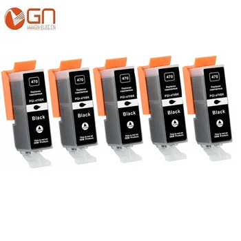 

GN 5pcs for Canon PGI 470XL compatible ink cartridge for Canon PIXMA MG5740 MG6840 printer