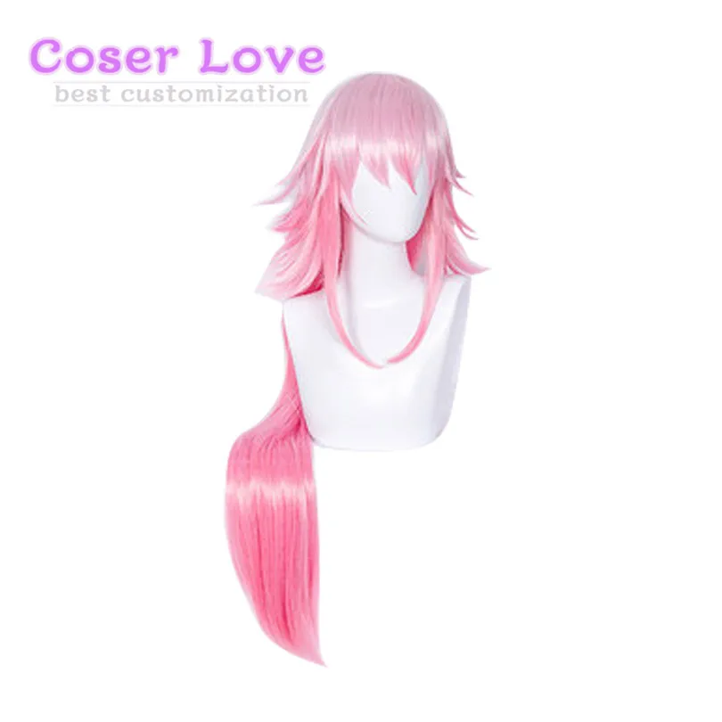 Honkai Impact 3 Yae Sakura Pink Long Straight Wig Cosplay headwear for Halloween Christmas Carnival Costume ! | Тематическая одежда