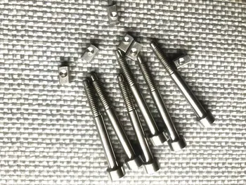 

1 Set (6 Pieces) guitar parts Titanium Alloy Tremolo System Bridge String Lock Screw For Floyd Rose MADE in Japan