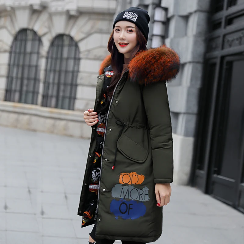90 Femelle Bas Occasionnel ardoisé Col Green Duvet Fourrure Vers Hiver Naturel Blanc Canard Manteau Laveur De Outerwears Longue rouge Raton Le Lâche army champagne Nouvelle 2018 Vestes Femmes Noir YRZqwOO