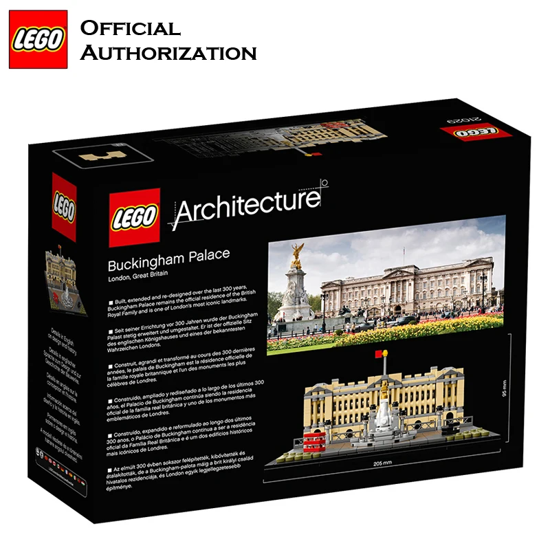 Lego Architecture серии 780 шт. строительные блоки игрушки Букингемский дворец для
