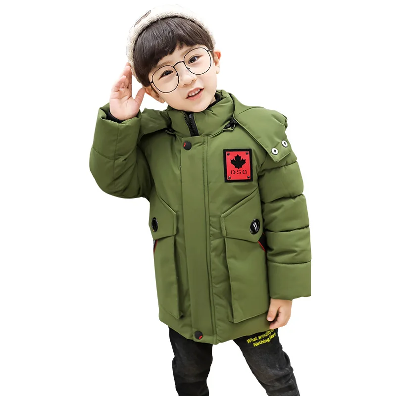 

Children Jackets for Boys Clothes 2018 Winter Baby Boy 2-6years Jackets Warm Kids Cotton Outerwear Fashion Winter Parkas