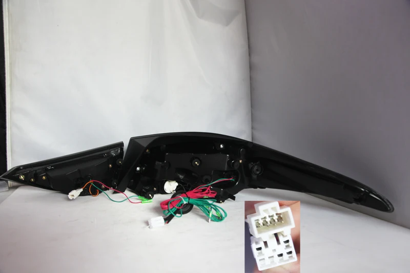 Светодиодный Габаритные задние фонари сборки для hyundai Avante i35 Elantra 2011 2012 2013 год дым черный