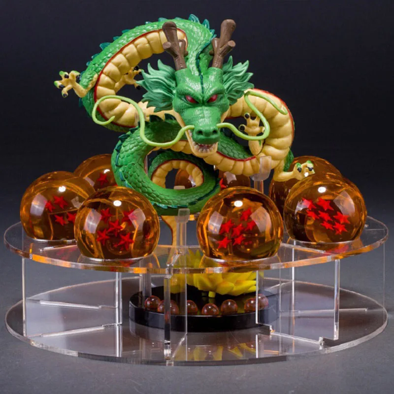 15 см Dragon Ball Z фигурки Shenron Dragonball Набор Esferas Del + 7 шт 3 5 шары полка Figuras DBZ | Игрушки и